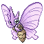 Venomoth front-facing sprite from Pokémon Emerald