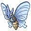 Venomoth shiny front-facing sprite from Pokémon Emerald