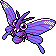 Venomoth shiny front-facing sprite from Pokémon Gold