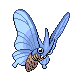 Venomoth shiny front-facing sprite from Pokémon Platinum