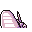 Venomoth back-facing sprite from Pokémon Red
