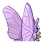 Venomoth back-facing sprite from Pokémon Sapphire