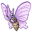 Venomoth front-facing sprite from Pokémon Sapphire