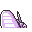 Venomoth back-facing sprite from Pokémon Yellow