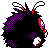 Venonat back-facing sprite from Pokémon Crystal