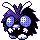 Venonat shiny front-facing sprite from Pokémon Crystal