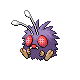 Venonat front-facing sprite from Pokémon Pearl