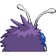 Venonat shiny back-facing sprite from Pokémon Pearl