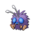 Venonat shiny front-facing sprite from Pokémon Pearl