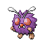 Venonat front-facing sprite from Pokémon Emerald