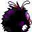 Venonat back-facing sprite from Pokémon Gold