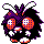 Venonat front-facing sprite from Pokémon Gold