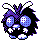 Venonat shiny front-facing sprite from Pokémon Gold