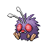 Venonat front-facing sprite from Pokémon Platinum