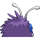 Venonat shiny back-facing sprite from Pokémon Platinum