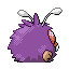 Venonat back-facing sprite from Pokémon Sapphire
