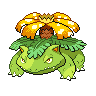 Venusaur shiny front-facing sprite from Pokémon White 2