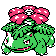 Venusaur front-facing sprite from Pokémon Crystal