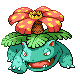 Venusaur front-facing sprite from Pokémon Pearl