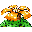 Venusaur shiny back-facing sprite from Pokémon FireRed