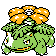 Venusaur shiny front-facing sprite from Pokémon Silver