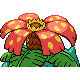 Venusaur back-facing sprite from Pokémon SoulSilver