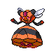Vespiquen shiny front-facing sprite from Pokémon Diamond