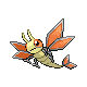 Vibrava shiny front-facing sprite from Pokémon HeartGold