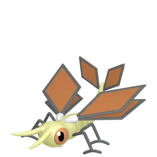 Vibrava shiny front-facing sprite from Pokémon Alpha Sapphire