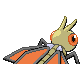 Vibrava shiny back-facing sprite from Pokémon Platinum