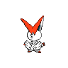 Victini shiny back-facing sprite from Pokémon White