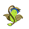 Victreebel shiny back-facing sprite from Pokémon Black