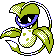 Victreebel shiny front-facing sprite from Pokémon Crystal