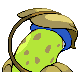 Victreebel shiny back-facing sprite from Pokémon Diamond