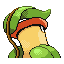 Victreebel back-facing sprite from Pokémon FireRed