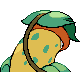 Victreebel back-facing sprite from Pokémon SoulSilver