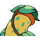 Victreebel back-facing sprite from Pokémon Platinum