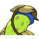 Victreebel shiny back-facing sprite from Pokémon Platinum
