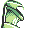 Victreebel back-facing sprite from Pokémon Yellow