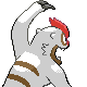 Vigoroth back-facing sprite from Pokémon Diamond