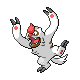 Vigoroth front-facing sprite from Pokémon Diamond