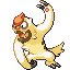 Vigoroth shiny front-facing sprite from Pokémon Emerald