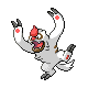 Vigoroth front-facing sprite from Pokémon SoulSilver