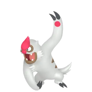 Vigoroth front-facing sprite from Pokémon Omega Ruby
