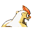 Vigoroth shiny back-facing sprite from Pokémon Ruby