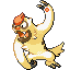 Vigoroth shiny front-facing sprite from Pokémon Ruby
