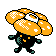 Vileplume shiny front-facing sprite from Pokémon Crystal
