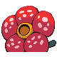 Vileplume back-facing sprite from Pokémon Pearl