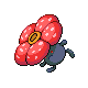 Vileplume front-facing sprite from Pokémon Pearl