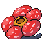 Vileplume back-facing sprite from Pokémon FireRed